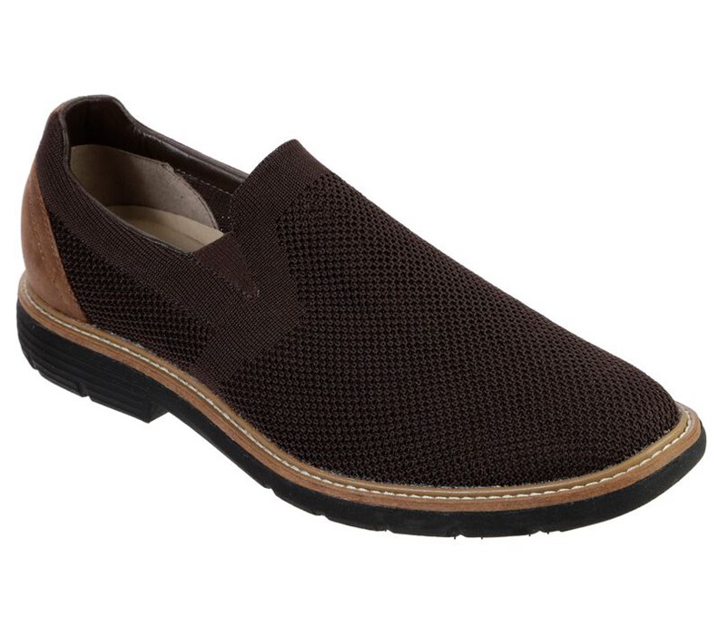 Skechers Lite Lugg - Woods - Mens Slip On Shoes Brown [AU-UV0633]